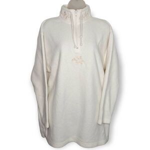 Victoria's Secret Country Vintage 90s Oversized Fleece Pullover size Small RARE